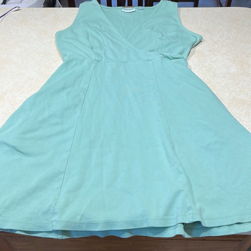 New York & company midi sleeveless dress. Color: mint green. Size medium